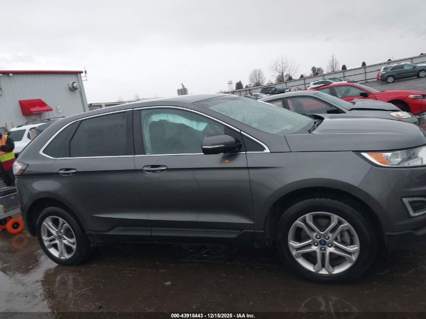 2017 Ford Edge Titanium VIN: 2FMPK4K99HBC10310 Lot: 43918443