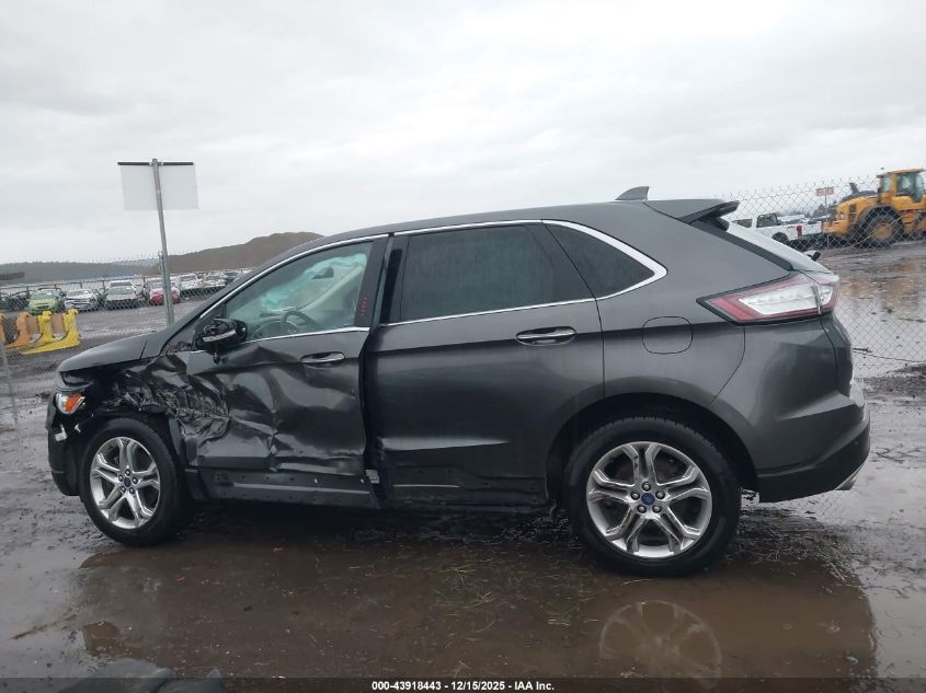 2017 Ford Edge Titanium VIN: 2FMPK4K99HBC10310 Lot: 43918443