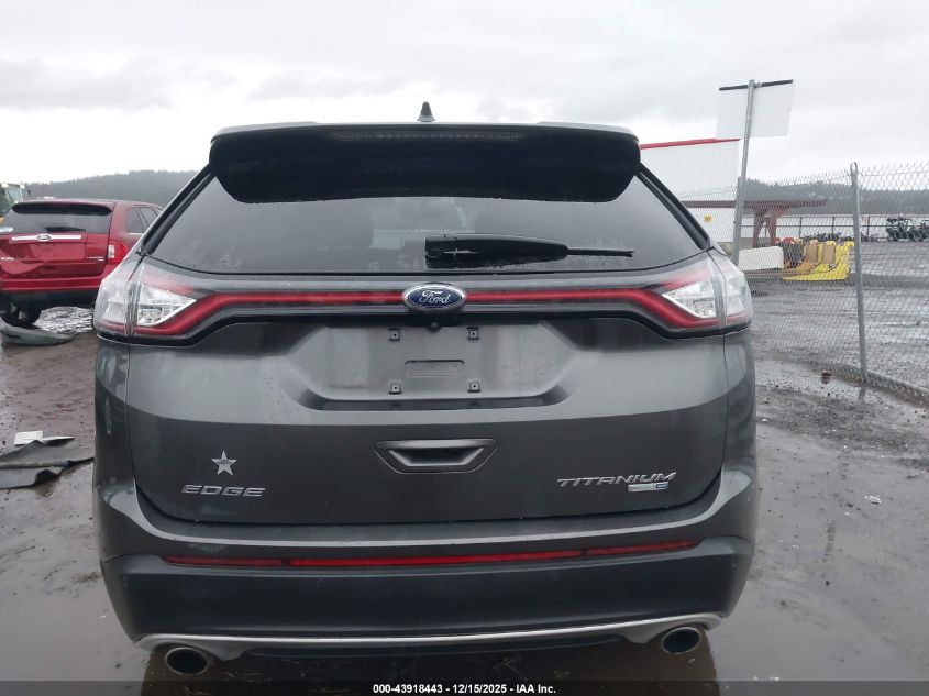 2017 Ford Edge Titanium VIN: 2FMPK4K99HBC10310 Lot: 43918443