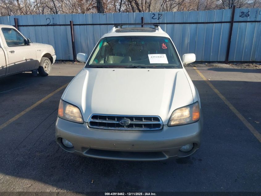 2002 Subaru Outback Limited VIN: 4S3BH686827663873 Lot: 43918462