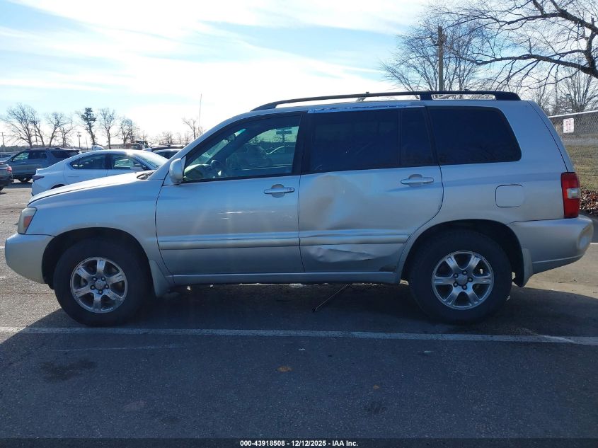 2004 Toyota Highlander V6 VIN: JTEEP21A840012516 Lot: 43918508