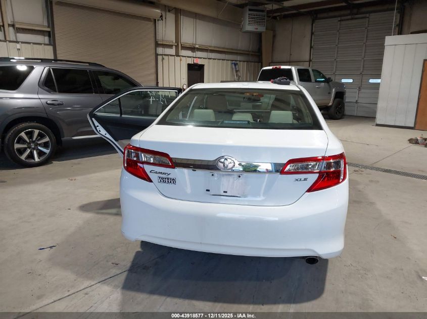 2013 Toyota Camry Xle VIN: 4T4BF1FK6DR326617 Lot: 43918577