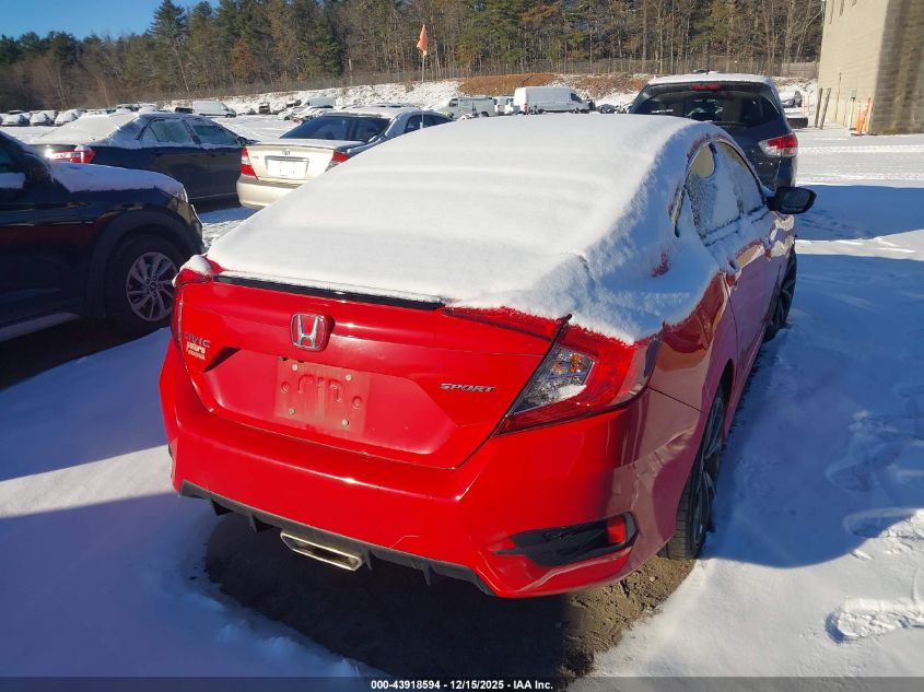 2019 Honda Civic Sport VIN: 2HGFC2F80KH562006 Lot: 43918594