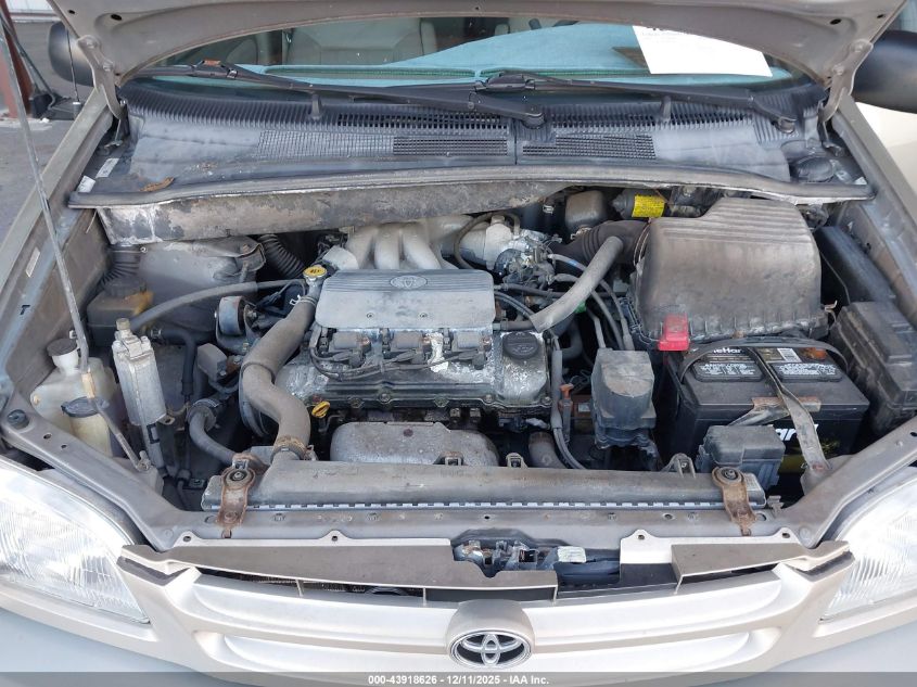 2000 Toyota Sienna Xle VIN: 4T3ZF13CXYU209433 Lot: 43918626