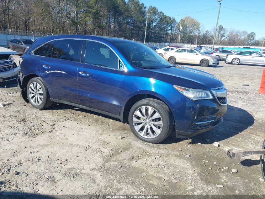 ACURA MDX TECHNOLOGY ACURAWATCH PLUS PACKAGES/TECHNOLOGY PACKAGE