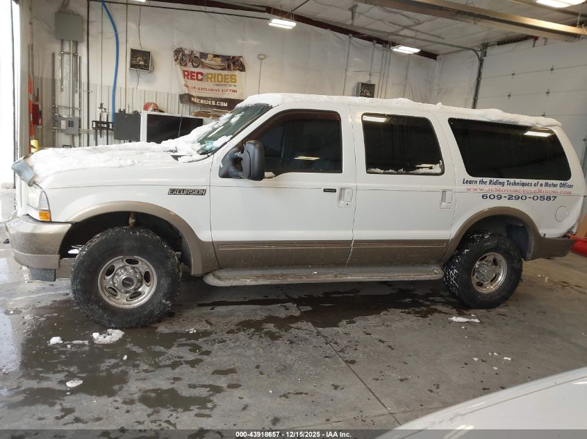 2003 Ford Excursion Eddie Bauer VIN: 1FMSU45P83EC07720 Lot: 43918657