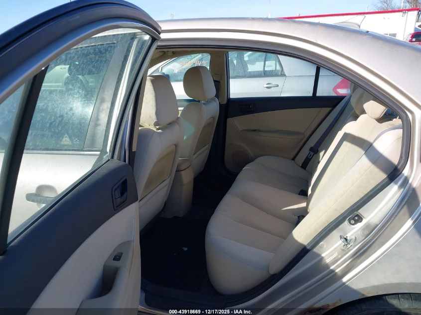 2010 Hyundai Sonata Gls VIN: 5NPET4AC1AH646052 Lot: 43918669