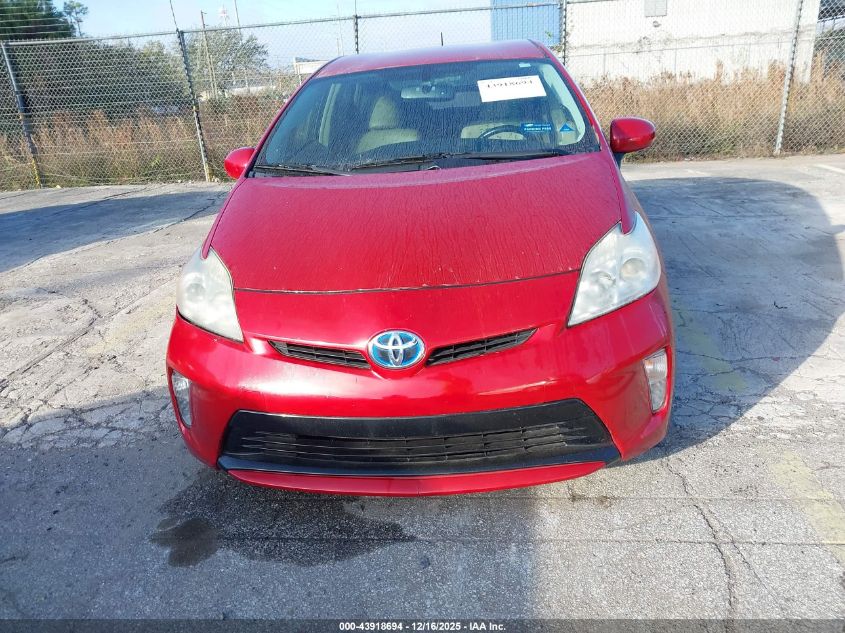 2013 Toyota Prius Four VIN: JTDKN3DU6D0347573 Lot: 43918694