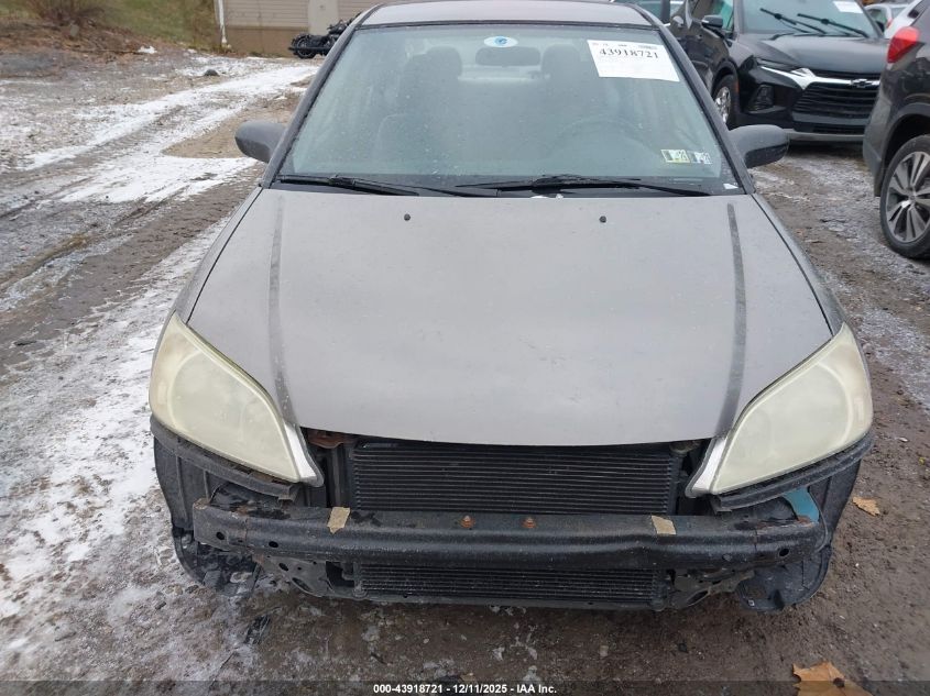 2004 Honda Civic Lx VIN: 2HGES16574H510762 Lot: 43918721