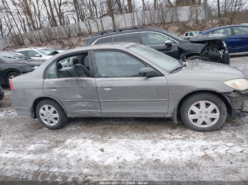 2004 Honda Civic Lx VIN: 2HGES16574H510762 Lot: 43918721