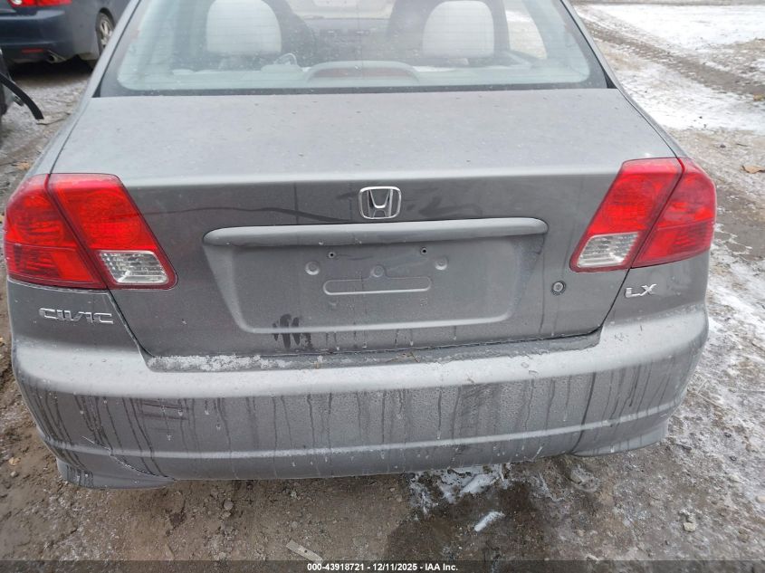 2004 Honda Civic Lx VIN: 2HGES16574H510762 Lot: 43918721