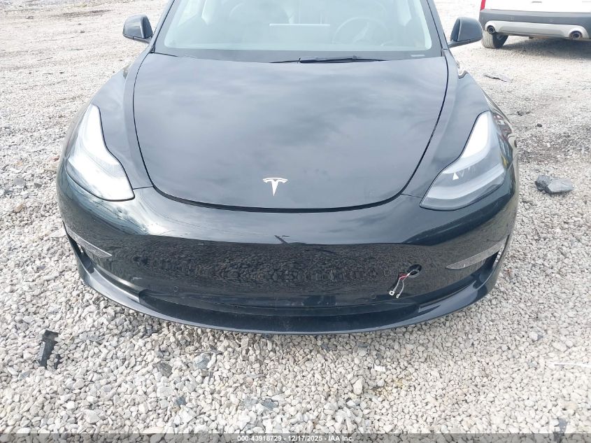 2022 Tesla Model 3 Long Range Dual Motor All-Wheel Drive VIN: 5YJ3E1EB9NF187939 Lot: 43918729