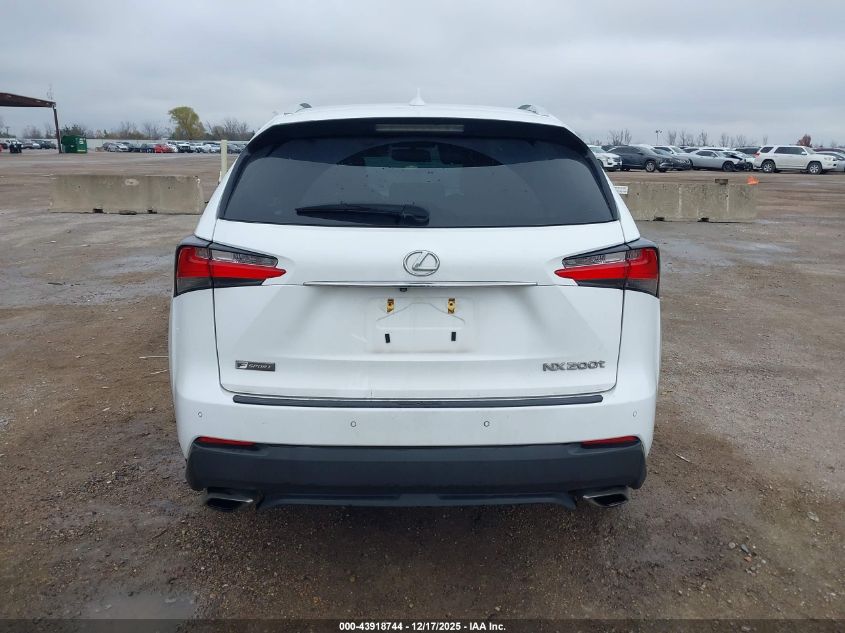 2016 Lexus Nx 200T F Sport VIN: JTJYARBZ2G2023002 Lot: 43918744