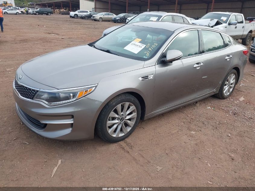 2018 Kia Optima Ex VIN: 5XXGU4L37JG219103 Lot: 43918753