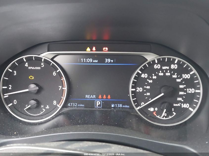 2025 Nissan Altima Sv Awd VIN: 1N4BL4DW2SN416665 Lot: 43918790