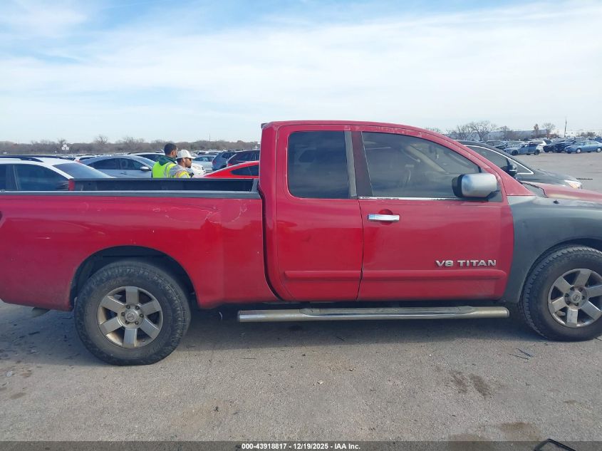 2006 Nissan Titan Se VIN: 1N6BA06A06N508791 Lot: 43918817