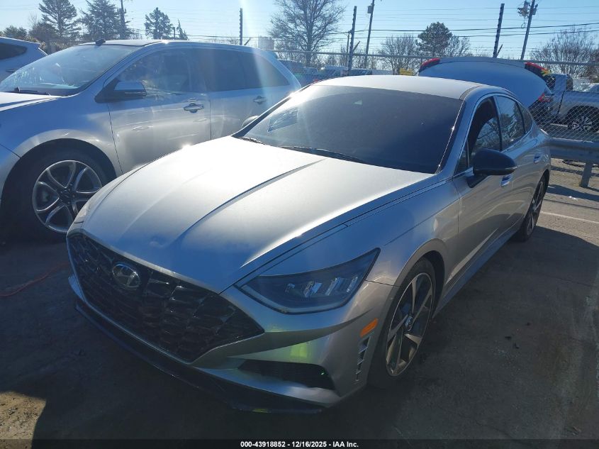 2021 Hyundai Sonata Sel Plus VIN: 5NPEJ4J27MH064748 Lot: 43918852