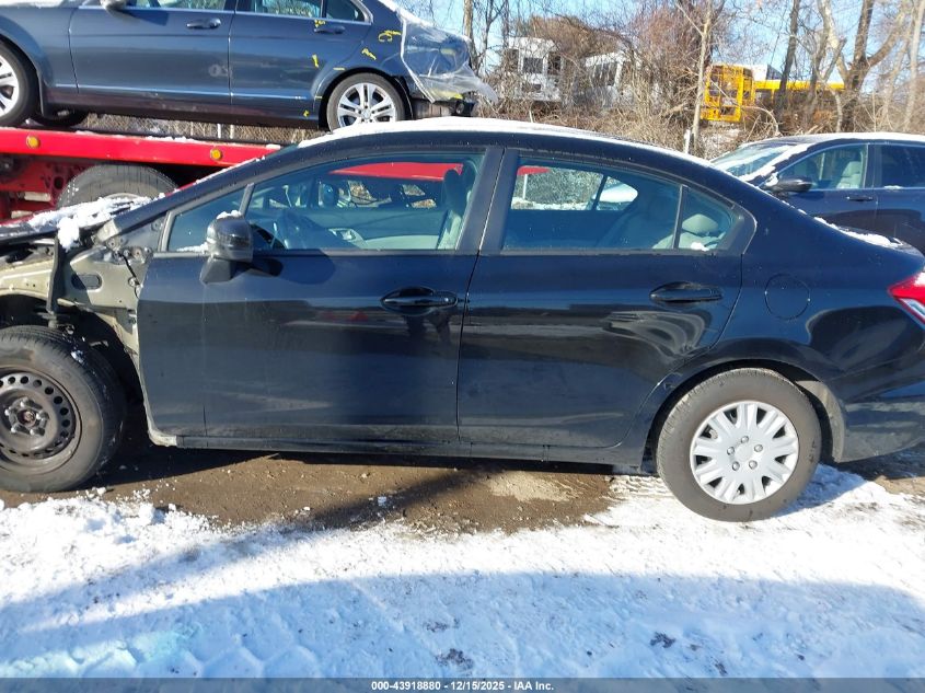 2014 Honda Civic Lx VIN: 2HGFB2F51EH533370 Lot: 43918880