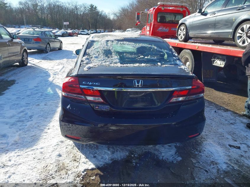 2014 Honda Civic Lx VIN: 2HGFB2F51EH533370 Lot: 43918880