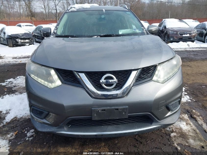 2015 Nissan Rogue Sv VIN: KNMAT2MV7FP584409 Lot: 43918923