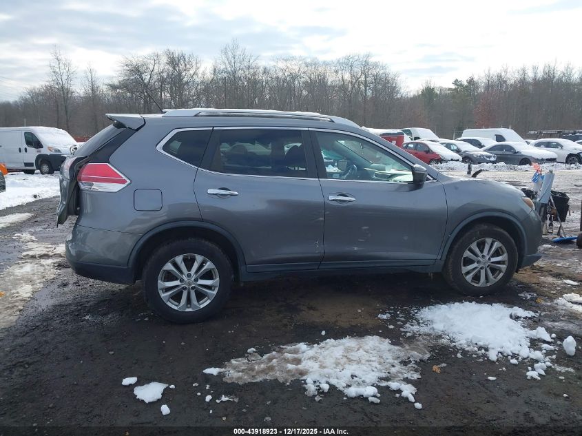 2015 Nissan Rogue Sv VIN: KNMAT2MV7FP584409 Lot: 43918923