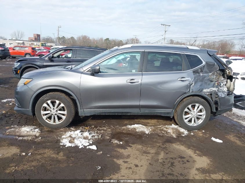 2015 Nissan Rogue Sv VIN: KNMAT2MV7FP584409 Lot: 43918923