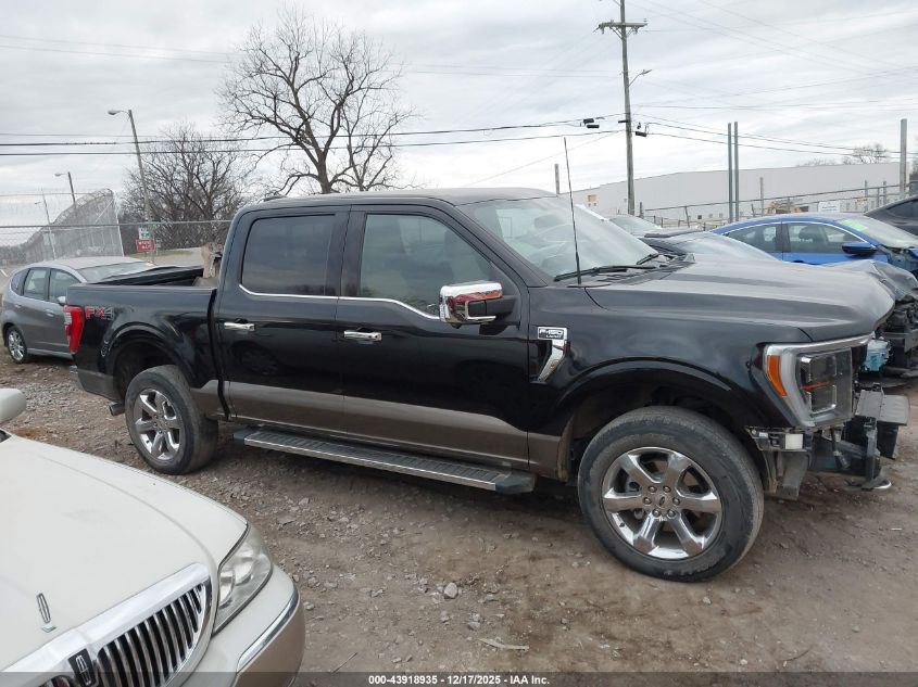 2021 Ford F-150 Lariat VIN: 1FTFW1E89MKE52018 Lot: 43918935