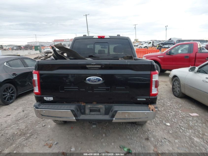 2021 Ford F-150 Lariat VIN: 1FTFW1E89MKE52018 Lot: 43918935
