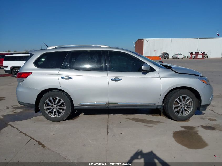 2015 Nissan Pathfinder Sl VIN: 5N1AR2MN5FC665040 Lot: 43918945