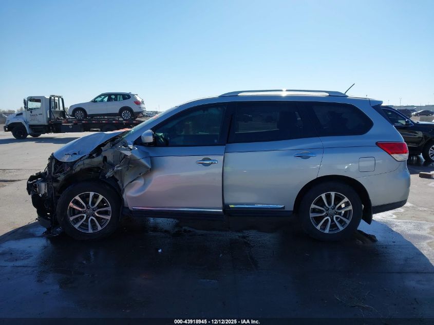 2015 Nissan Pathfinder Sl VIN: 5N1AR2MN5FC665040 Lot: 43918945