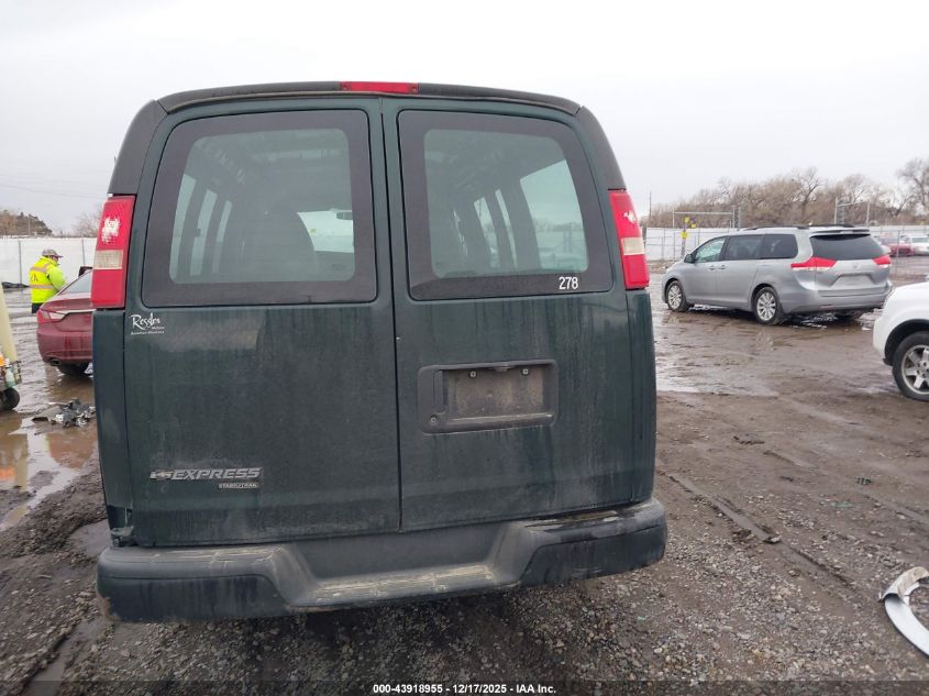 2015 Chevrolet Express 2500 Work Van VIN: 1GCWGFCG0F1196767 Lot: 43918955