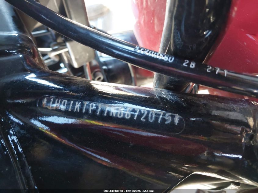 2022 Harley-Davidson Fltrxs VIN: 1HD1KTP11NB672075 Lot: 43918978