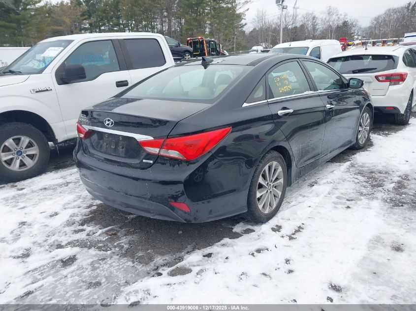 2014 Hyundai Sonata Limited VIN: 5NPEC4AC5EH838659 Lot: 43919006