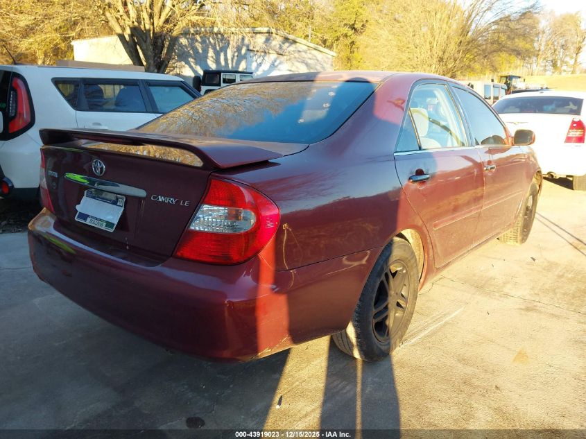 2003 Toyota Camry Le VIN: 4T1BE32K13U222422 Lot: 43919023