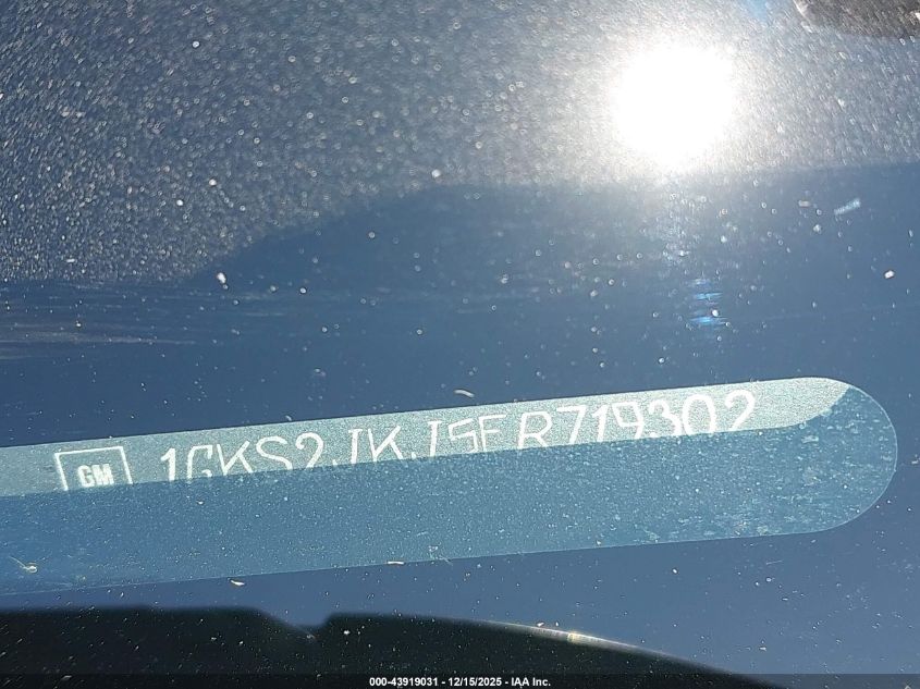 2015 GMC Yukon Xl 1500 Denali VIN: 1GKS2JKJ5FR719302 Lot: 43919031