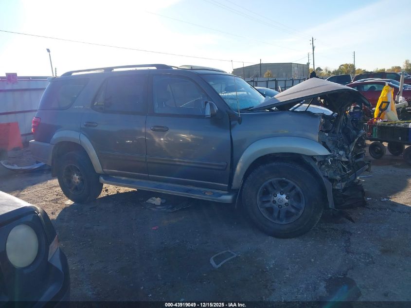 2003 Toyota Sequoia Sr5 V8 VIN: 5TDZT34A03S196638 Lot: 43919049