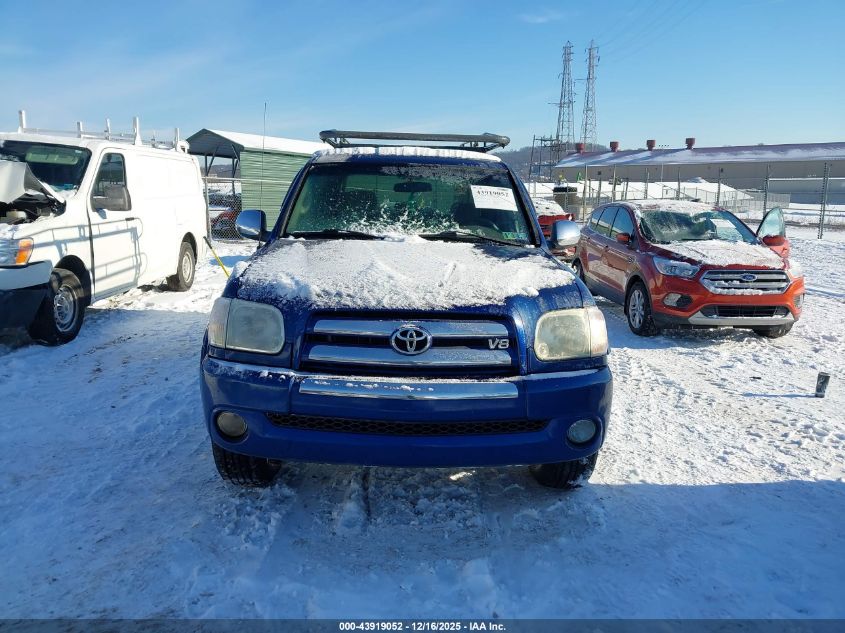 2005 Toyota Tundra Sr5 V8 VIN: 5TBDT44105S496224 Lot: 43919052