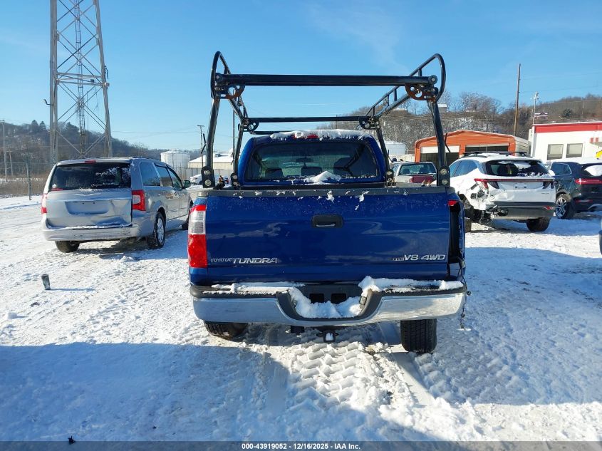 2005 Toyota Tundra Sr5 V8 VIN: 5TBDT44105S496224 Lot: 43919052