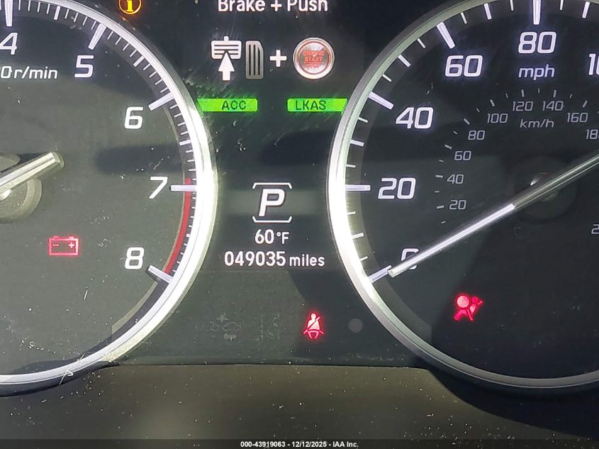 2019 Acura Ilx Standard VIN: 19UDE2F31KA010518 Lot: 43919063