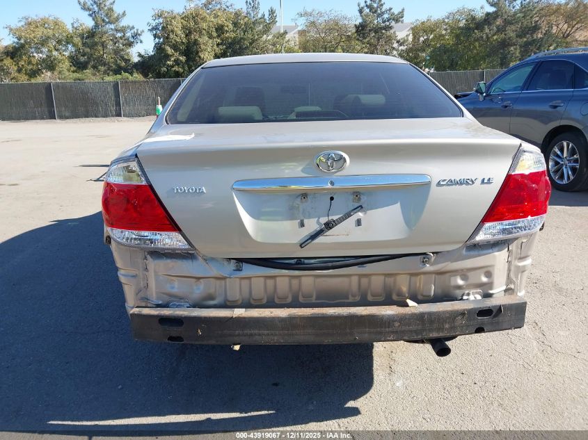 2006 Toyota Camry Le VIN: 4T1BE32K96U659332 Lot: 43919067