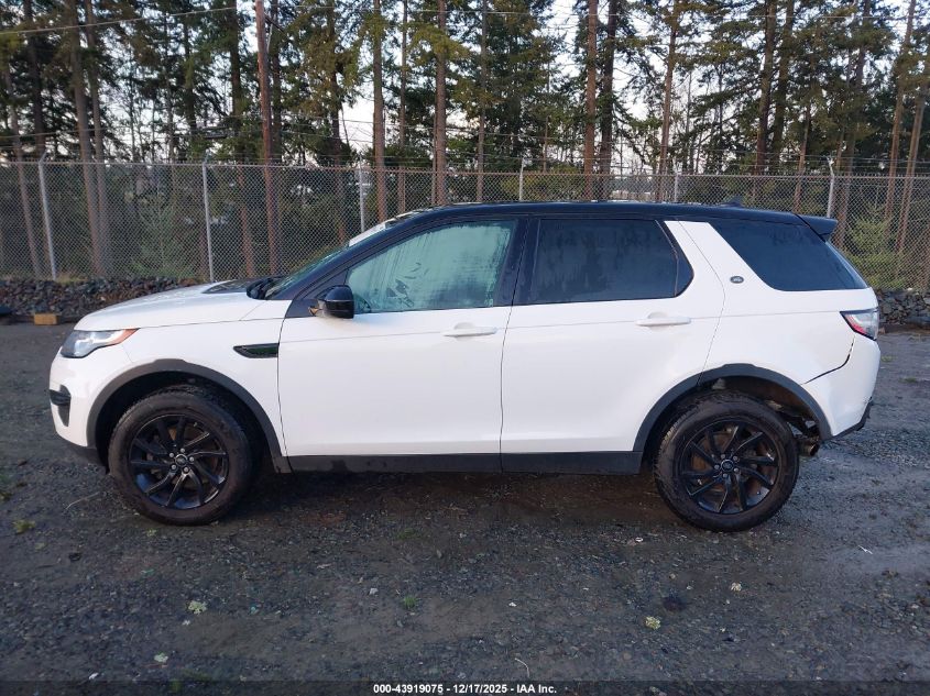 2016 Land Rover Discovery Sport Se VIN: SALCP2BG6GH588103 Lot: 43919075