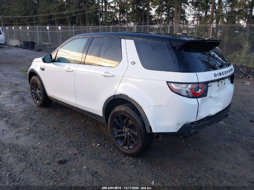 2016 Land Rover Discovery Sport Se VIN: SALCP2BG6GH588103 Lot: 43919075