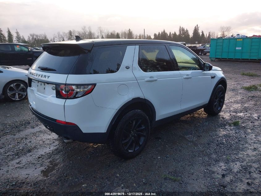 2016 Land Rover Discovery Sport Se VIN: SALCP2BG6GH588103 Lot: 43919075