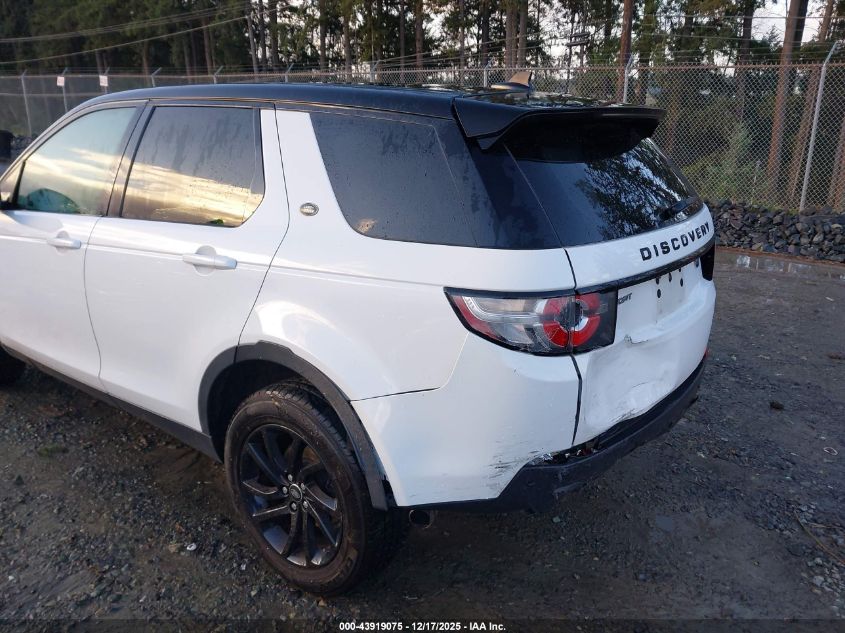 2016 Land Rover Discovery Sport Se VIN: SALCP2BG6GH588103 Lot: 43919075