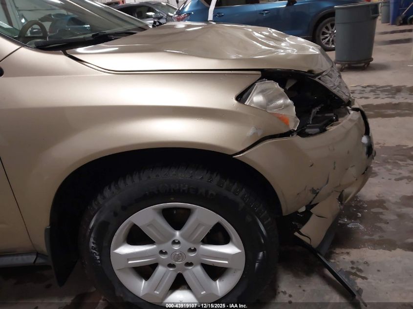 2007 Nissan Murano S VIN: JN8AZ08WX7W621180 Lot: 43919107