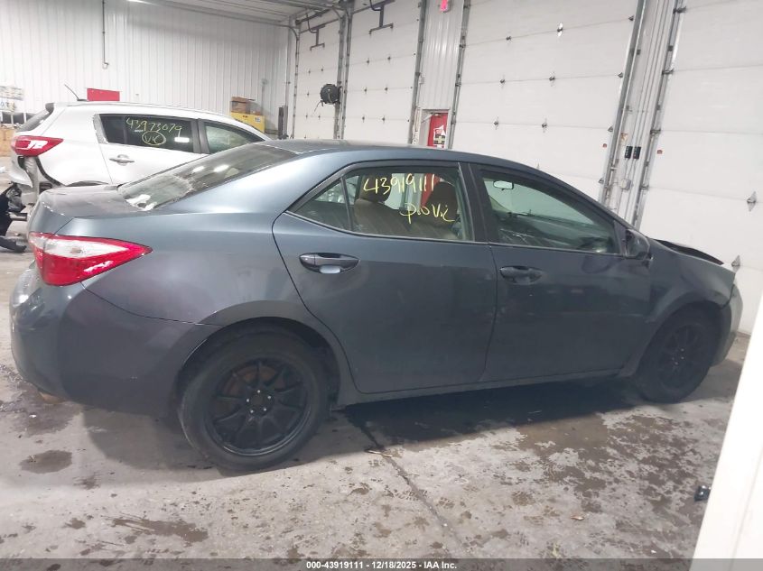 2016 Toyota Corolla Le VIN: 5YFBURHE5GP472406 Lot: 43919111