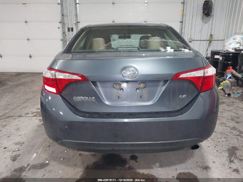 2016 Toyota Corolla Le VIN: 5YFBURHE5GP472406 Lot: 43919111