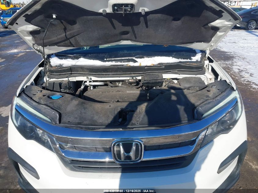 2019 Honda Pilot Ex-L VIN: 5FNYF6H5XKB038277 Lot: 43919168