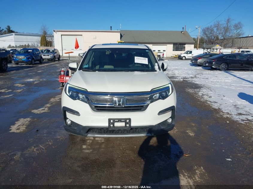 2019 Honda Pilot Ex-L VIN: 5FNYF6H5XKB038277 Lot: 43919168