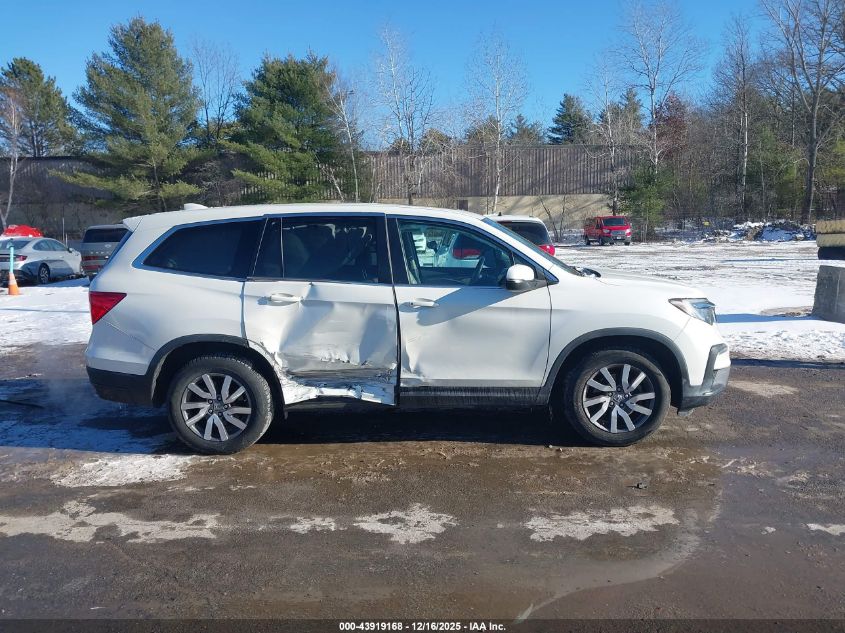 2019 Honda Pilot Ex-L VIN: 5FNYF6H5XKB038277 Lot: 43919168